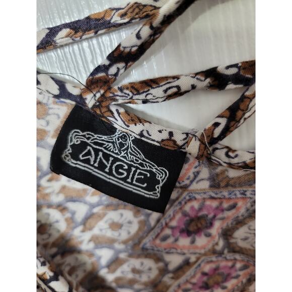 Y2K Angie Sleeveless Summer Romper Size LARGE - Picture 6 of 8